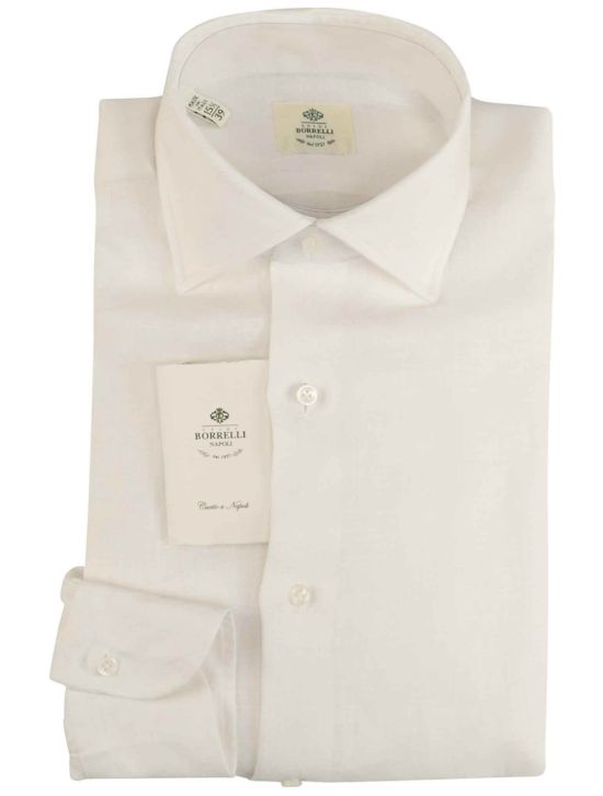 Luigi Borrelli Luigi Borrelli White Linen Shirt White 000