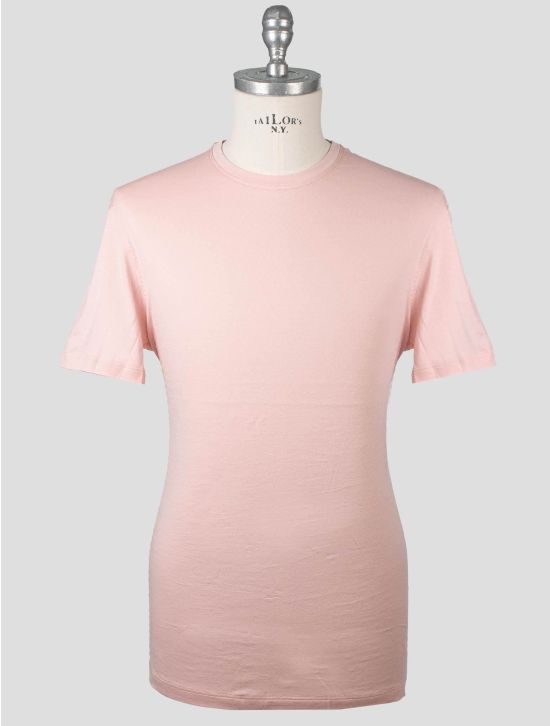 Isaia Isaia Pink Cotton T-Shirt Pink 000