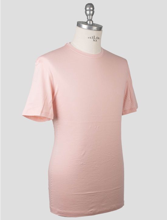 Isaia Isaia Pink Cotton T-Shirt Pink 001