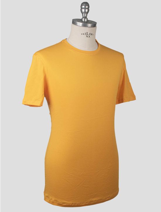 Isaia Isaia Orange Cotton T-Shirt Orange 001