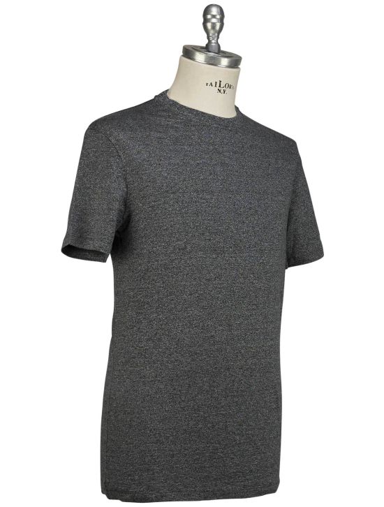 Isaia Isaia Gray Linen T-Shirt Gray 001