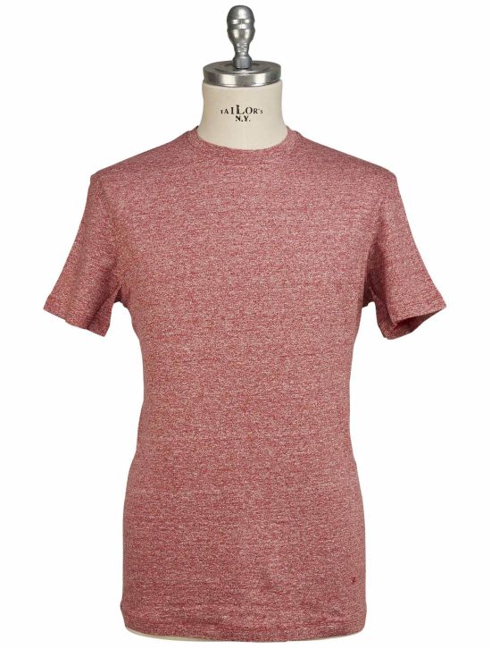 Isaia Isaia Pink Linen T-Shirt Pink 000