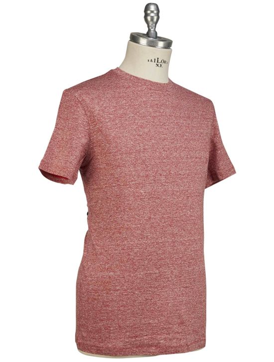 Isaia Isaia Pink Linen T-Shirt Pink 001