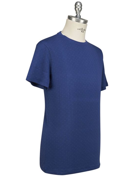 Isaia Isaia Blue Cotton T-Shirt Blue 001