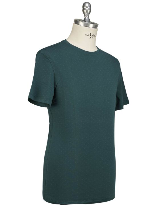 Isaia Isaia Green Cotton T-Shirt Green 001