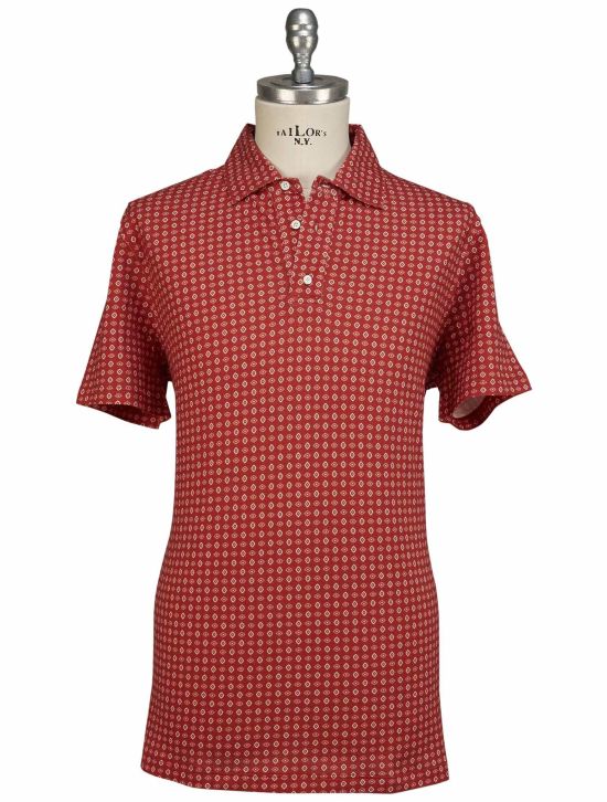 Isaia Isaia Red Cotton Polo Red 000