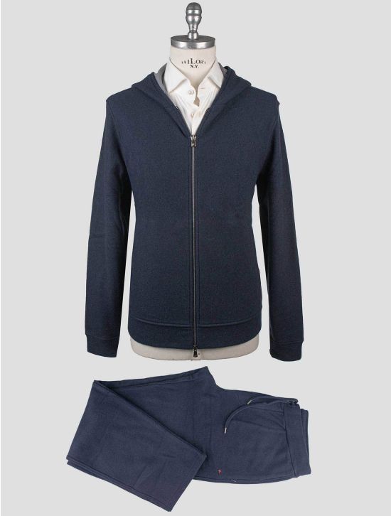 Isaia Isaia Blue Virgin Wool Cashmere Tracksuit Blue 000