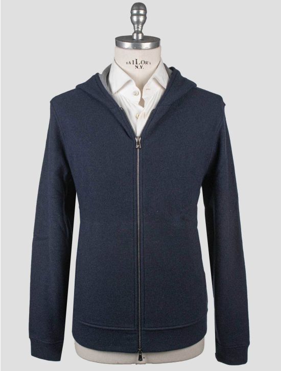 Isaia Isaia Blue Virgin Wool Cashmere Tracksuit Blue 001