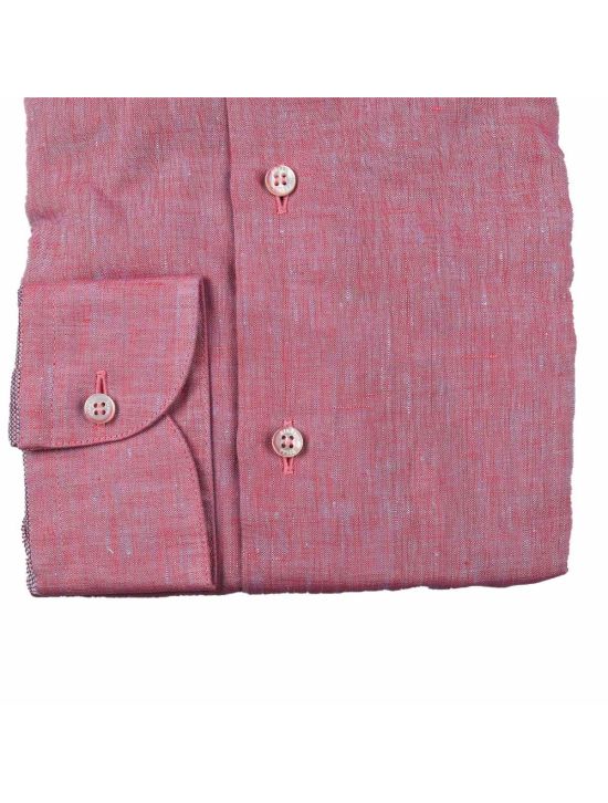 Zilli Zilli Pink Cotton Silk Linen Shirt Mod Frank Pink 001