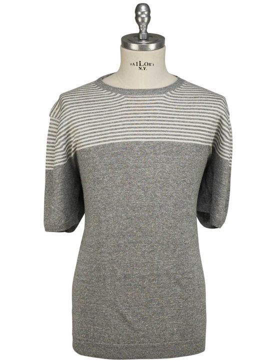 Isaia Isaia Gray Cashmere T-Shirt Gray 000