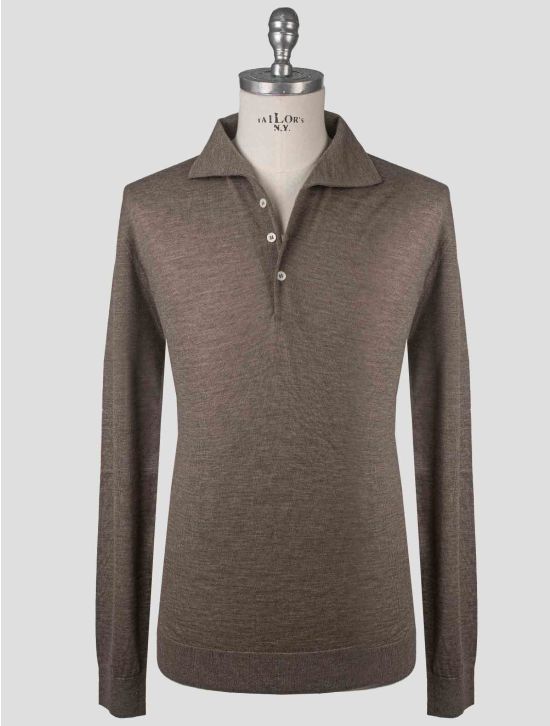 Isaia Isaia Brown Cashmere Sweater Polo Brown 000