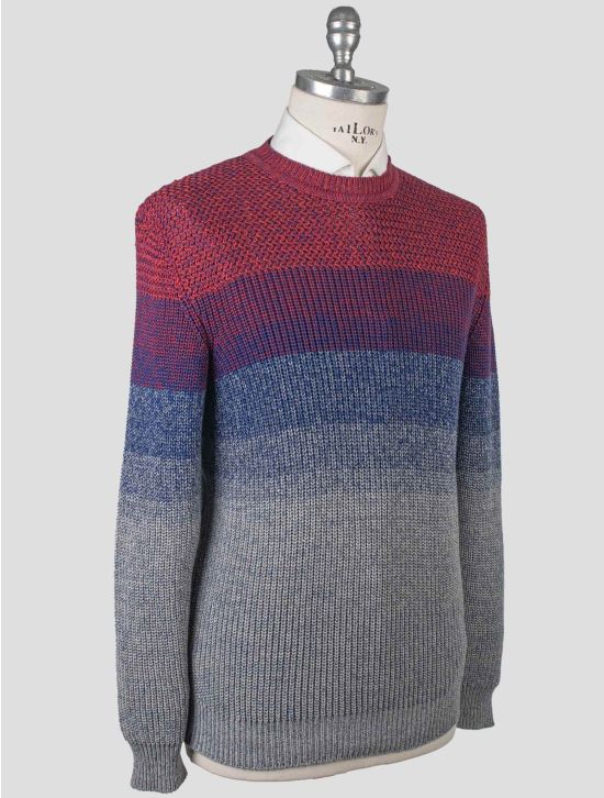 Isaia Isaia Multicolor Cotton Sweater Crewneck Multicolor 001