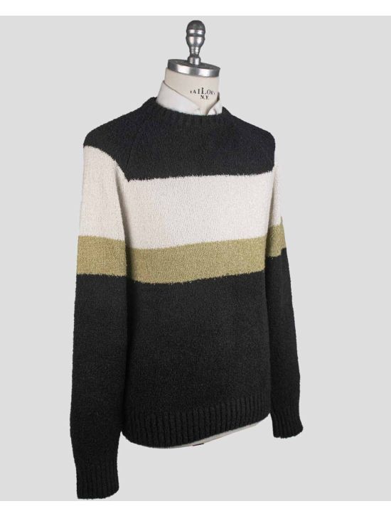 Isaia Isaia Multicolor Cashmere Silk Sweater Crewneck Multicolor 001