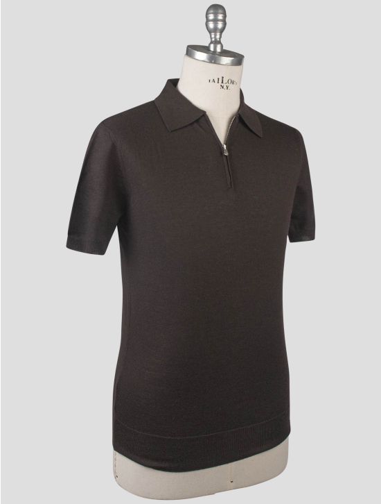 Isaia Isaia Brown Cashmere Polo Brown 001