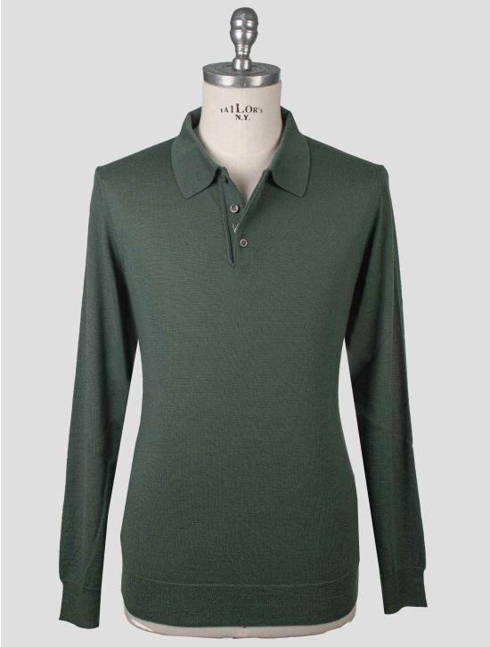 Isaia Isaia Green Cashmere Sweater Polo Green 000
