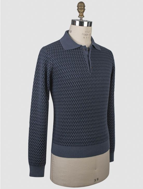 Isaia Isaia Multicolor Wool Silk Cashmere Sweater Polo Multicolor 001
