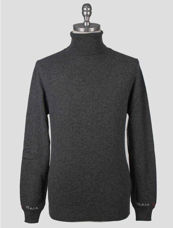 Isaia Isaia Gray Cashmere Sweater Turtleneck Gray 000