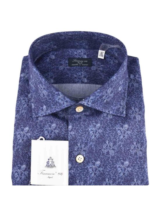 Finamore Finamore Blue Cotton Shirt Blue 001