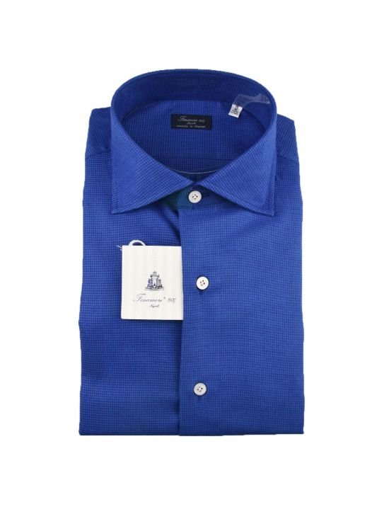 Finamore Finamore Blue Cotton Shirt Blue 000
