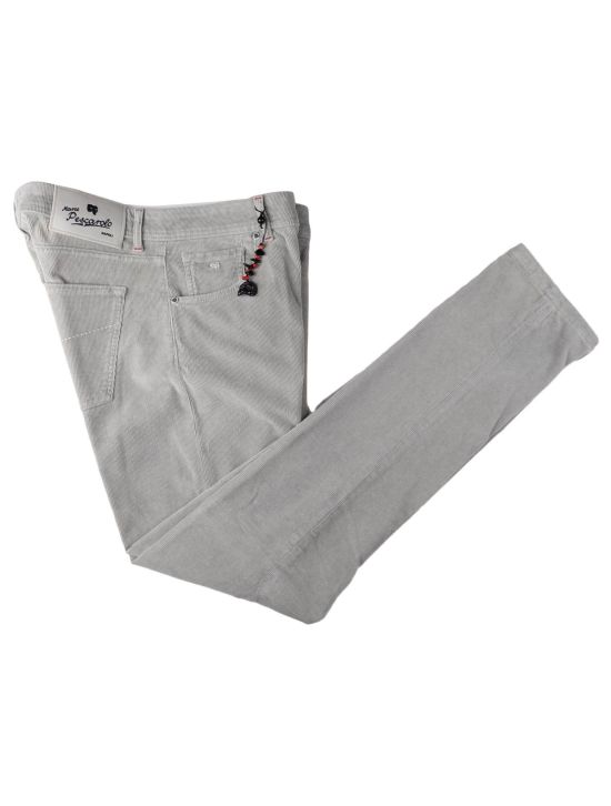 Marco Pescarolo Marco Pescarolo Gray Velvet Cotton Ea Jeans Gray 000
