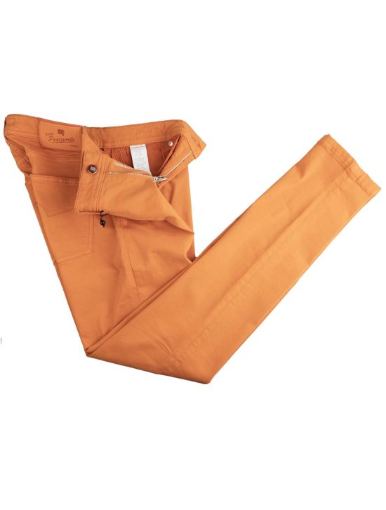 Marco Pescarolo Marco Pescarolo Orange Cotton Ea Silk Lycra Jeans Orange 001