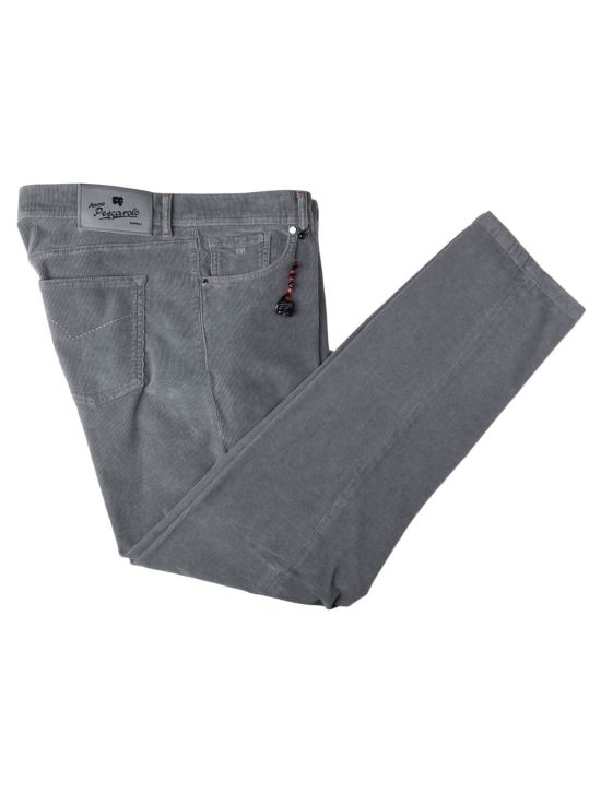 Marco Pescarolo Marco Pescarolo Gray Velvet Cotton Cashmere Ea Jeans Gray 000