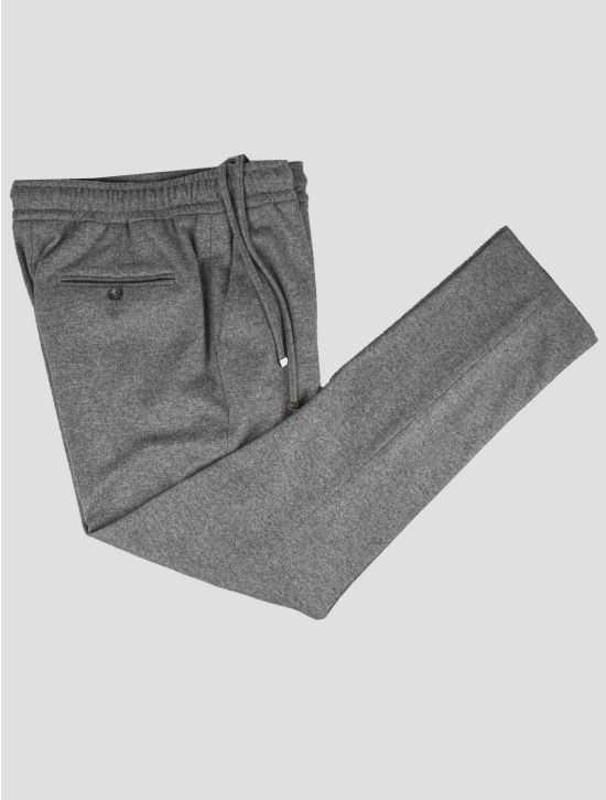 Isaia Isaia Gray Wool Cashmere Pants Gray 000