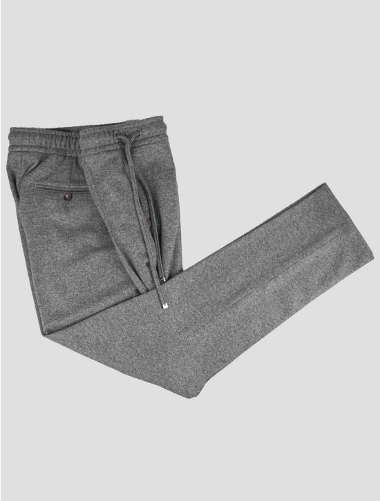 Isaia Isaia Gray Wool Cashmere Pants Gray 001