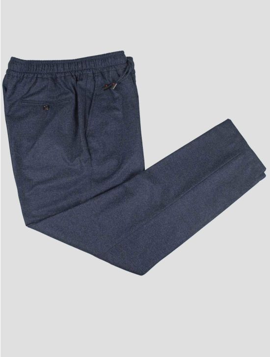 Isaia Isaia Blue Wool Cashmere Pants Blue 000