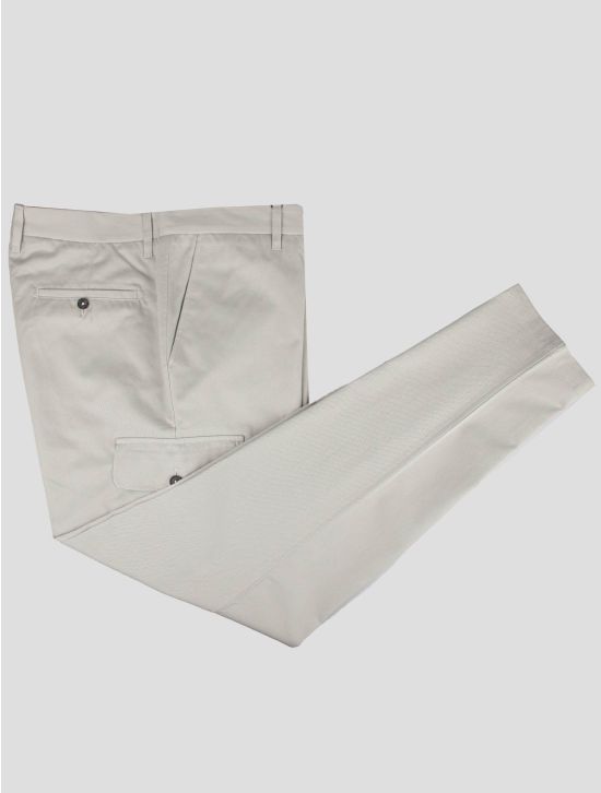Isaia Isaia Gray Cotton Cargo Pants Gray 000