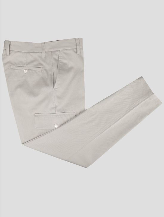 Isaia Isaia Gray Cotton Cargo Pants Gray 000