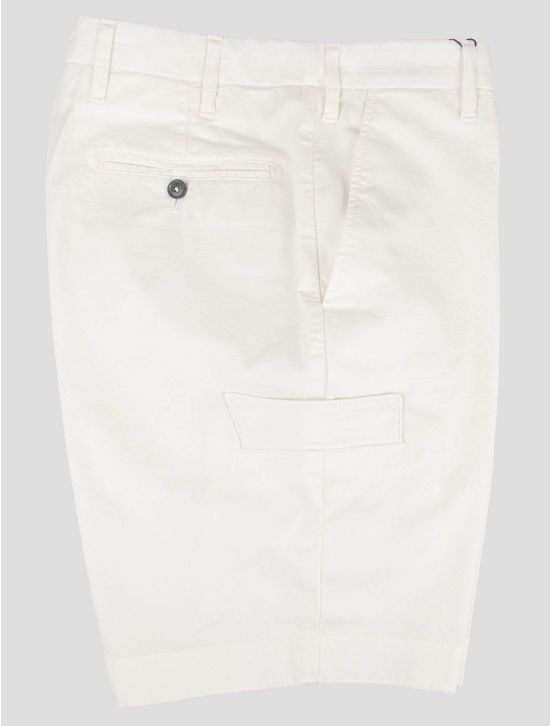 Isaia Isaia White Cotton Ea Short Pants White 000