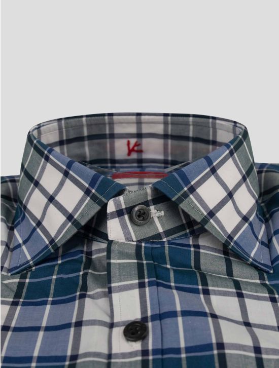 Isaia Isaia Multicolor Cotton Shirt Multicolor 001