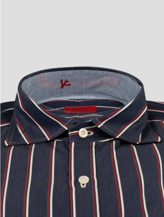 Isaia Isaia Blue Cotton Shirt Blue 001