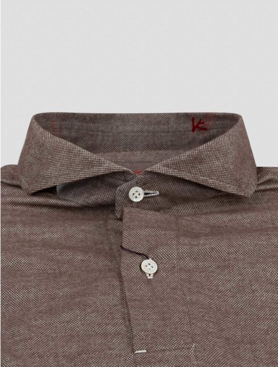 Isaia Isaia Brown Cotton Sweater Polo Brown 001