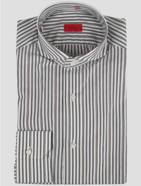 Isaia Isaia Multicolor Cotton Shirt Multicolor 000