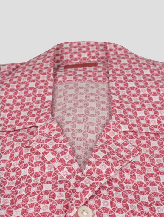 Isaia Isaia Pink Cotton Shirt Pink 001