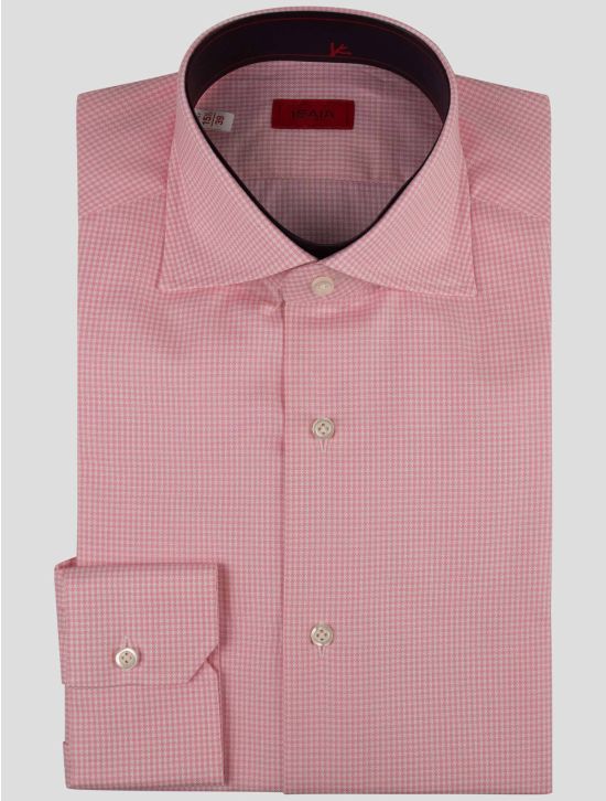 Isaia Isaia Pink Cotton Shirt Pink 000