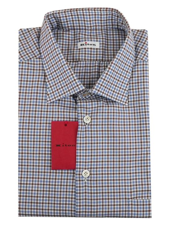 Kiton Kiton Multicolor Cotton Shirt Multicolor 000