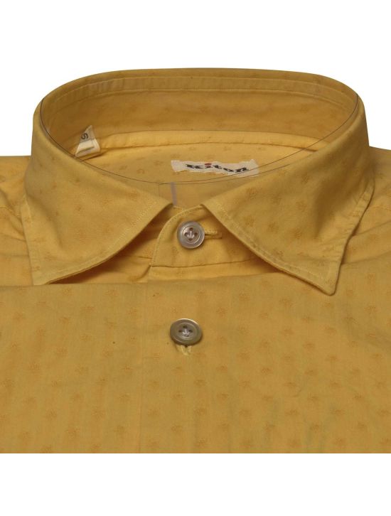 Kiton KITON Yellow Cotton Shirt Yellow 001