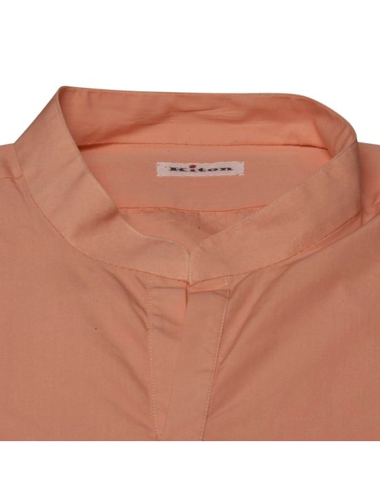Kiton KITON Orange Cotton Korean Shirt Orange 001