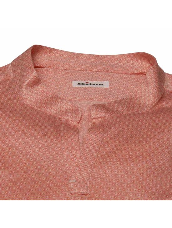 Kiton KITON Pink Cotton Korean Shirt Pink 001