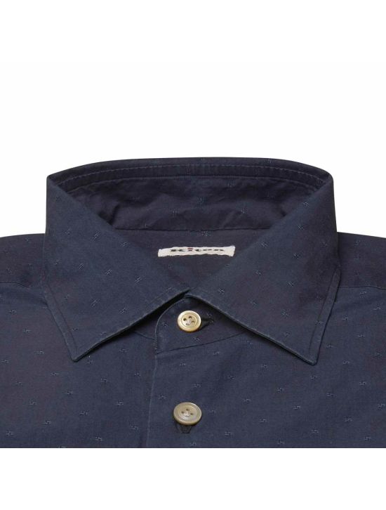 Kiton KITON Blue Cotton Shirt Blue 001