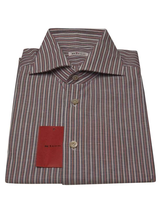 Kiton KITON Multicolor Cotton Linen Shirt Multicolor 000