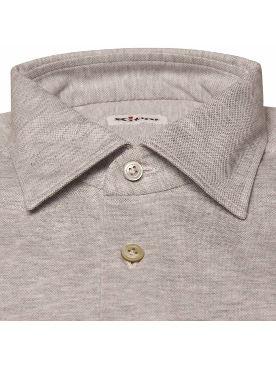 Kiton KITON Gray Cotton Shirt Gray 001