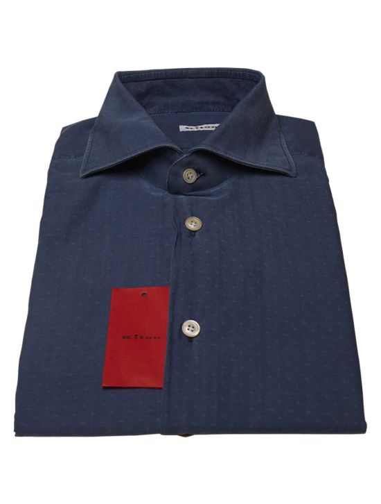 Kiton KITON Blue Cotton Shirt Blue 000