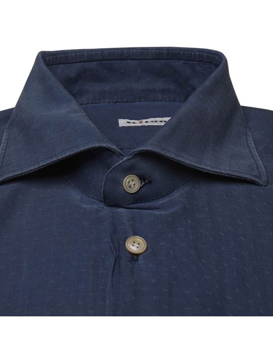 Kiton KITON Blue Cotton Shirt Blue 001