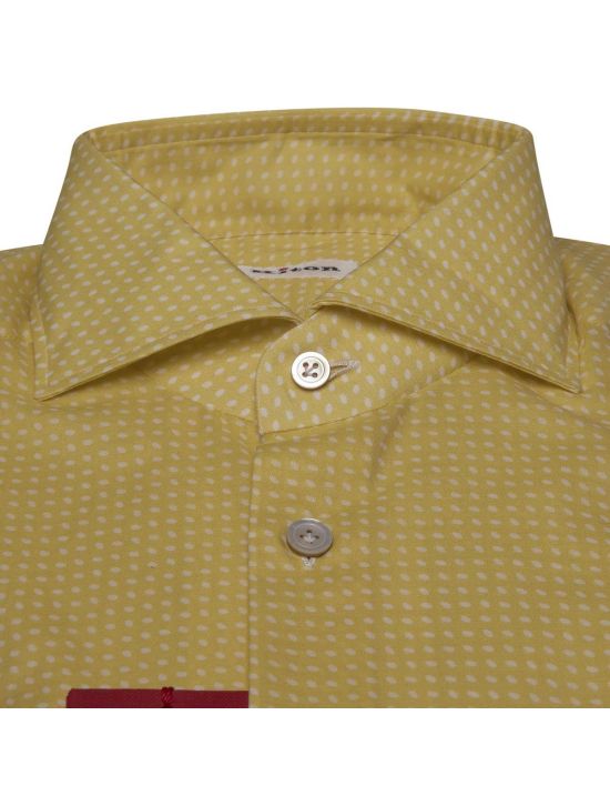 Kiton KITON Yellow Cotton Shirt Yellow 001