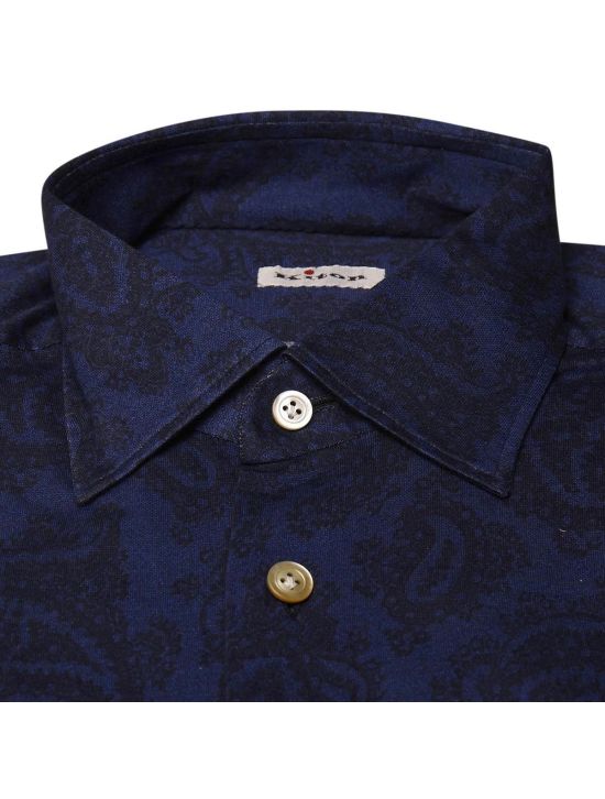 Kiton KITON Blue Cotton Polo Shirt Blue 001