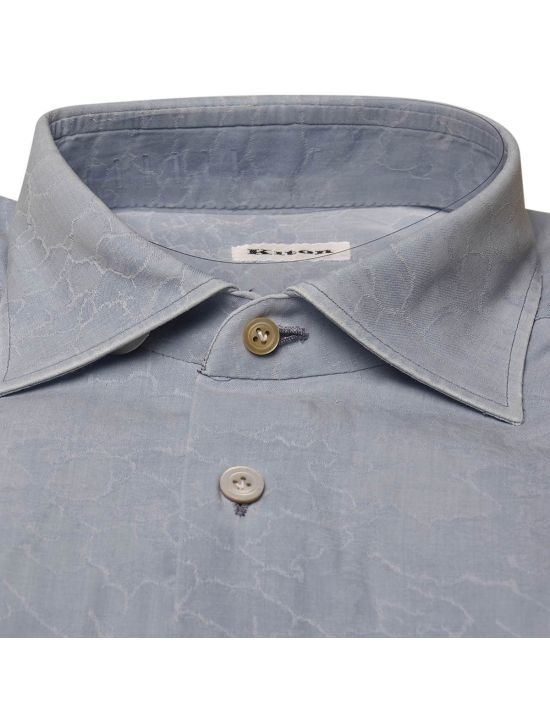 Kiton KITON Light Blue Cotton Shirt Light Blue 001